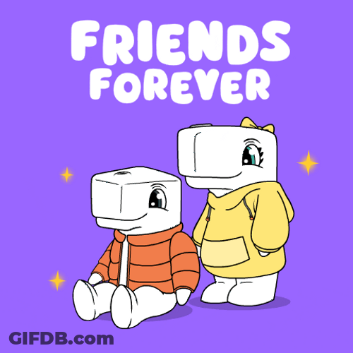 Happy Friendship Day Whale Friends GIF