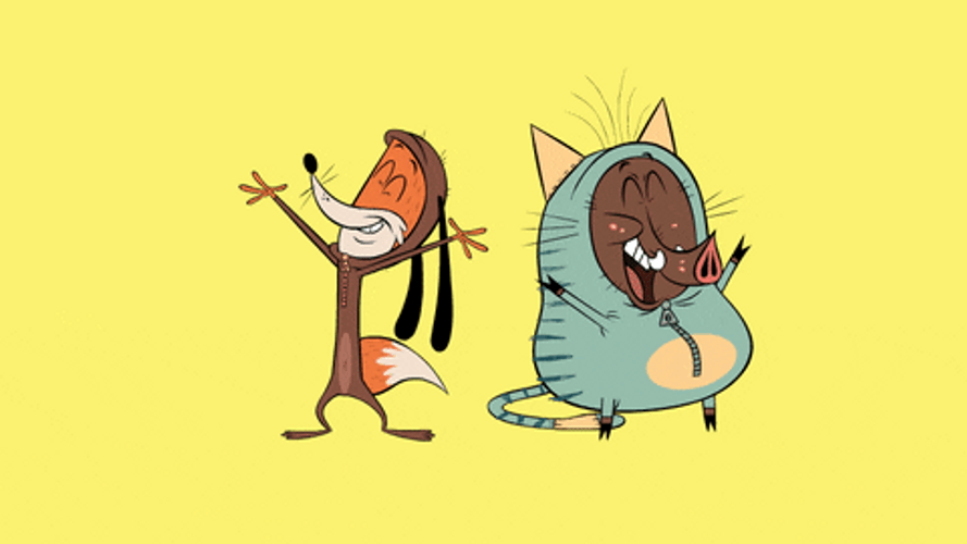 Happy Friendship Day Zip Zip Character GIF