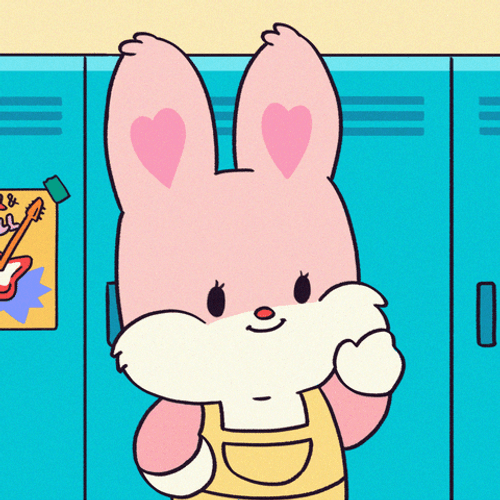 Happy Funny Face Muffin Rabbit GIF