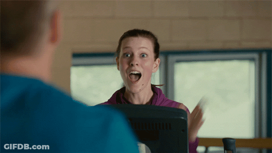 Happy Funny Workout Together GIF