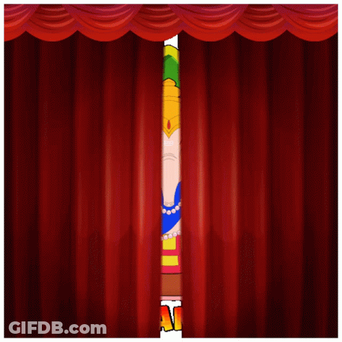 Happy Ganesh Chaturthi Cartoon Ganesha GIF
