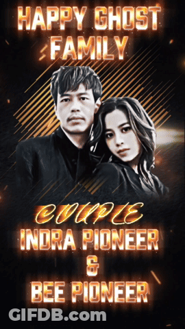 Happy Ghost Family Eclipse Indra Pioneer And Bee Pioneer GIF