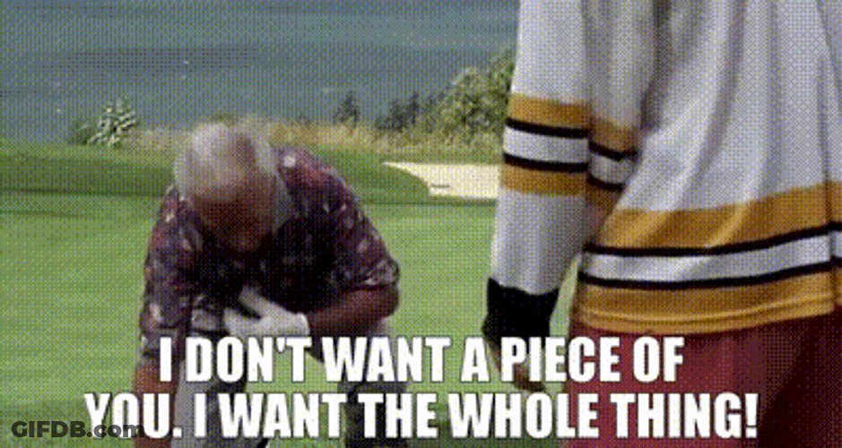 Happy Gilmore Bob Barker I Don't Want A Piece Of You GIF