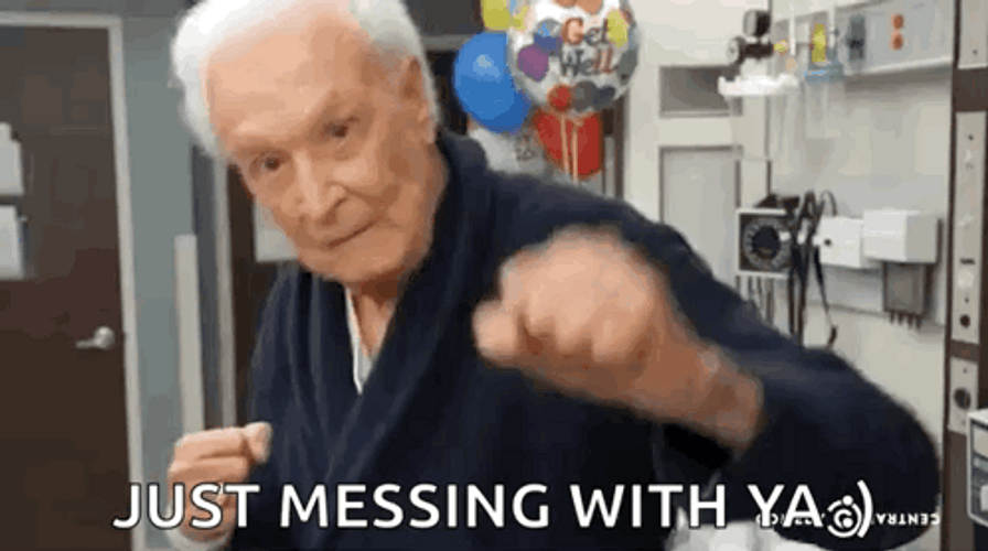 Happy Gilmore Bob Barker Just Messing With Ya GIF