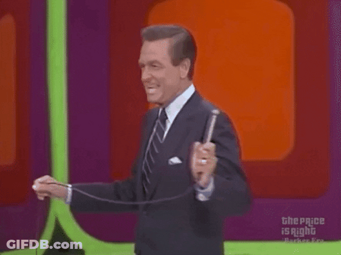 Happy Gilmore Bob Barker The Price Is Right Thank You GIF