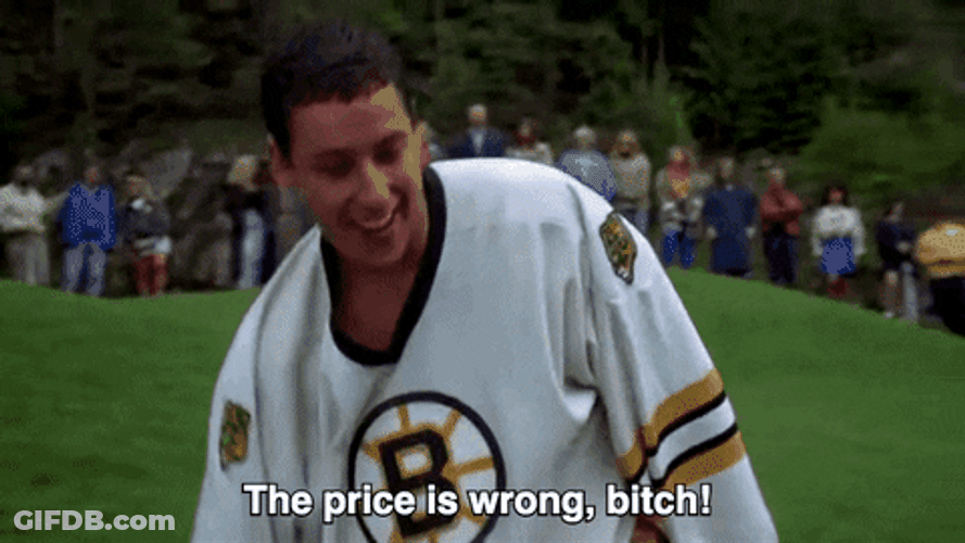 Happy Gilmore Bob Barker This Price Is Wrong GIF