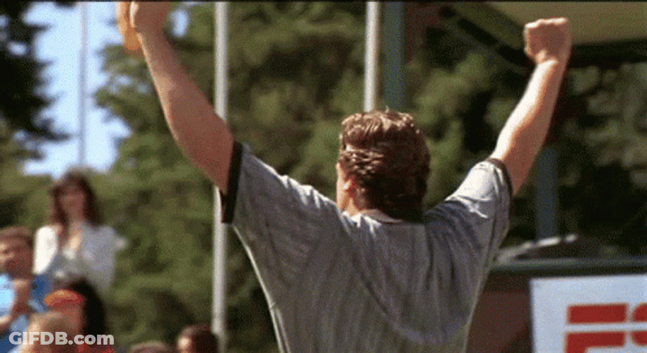 Happy Gilmore Cornhole GIF