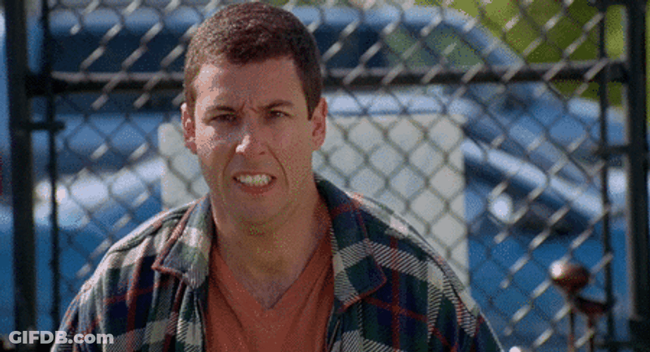 Happy Gilmore Head Ball Hit GIF