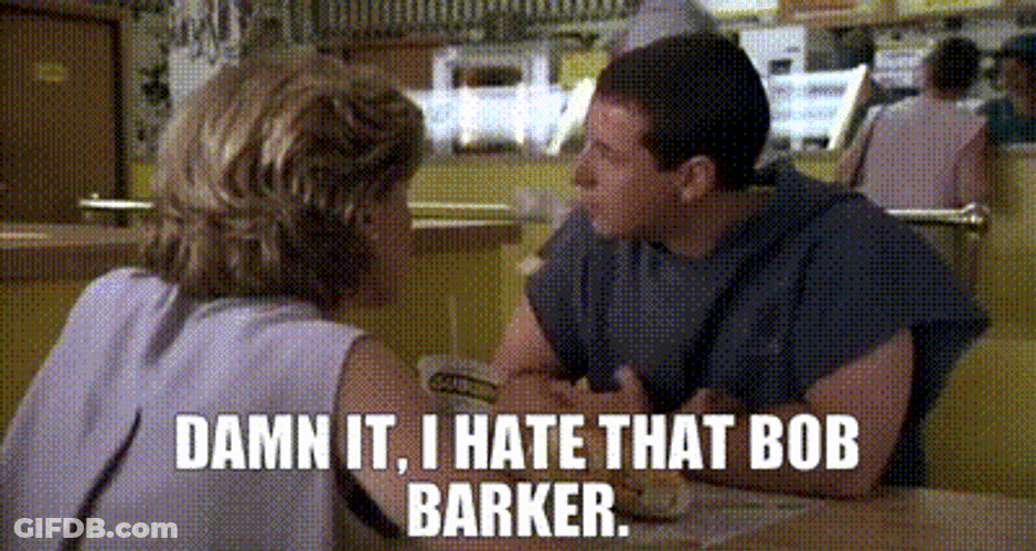 Happy Gilmore I Hate That Bob Barker GIF
