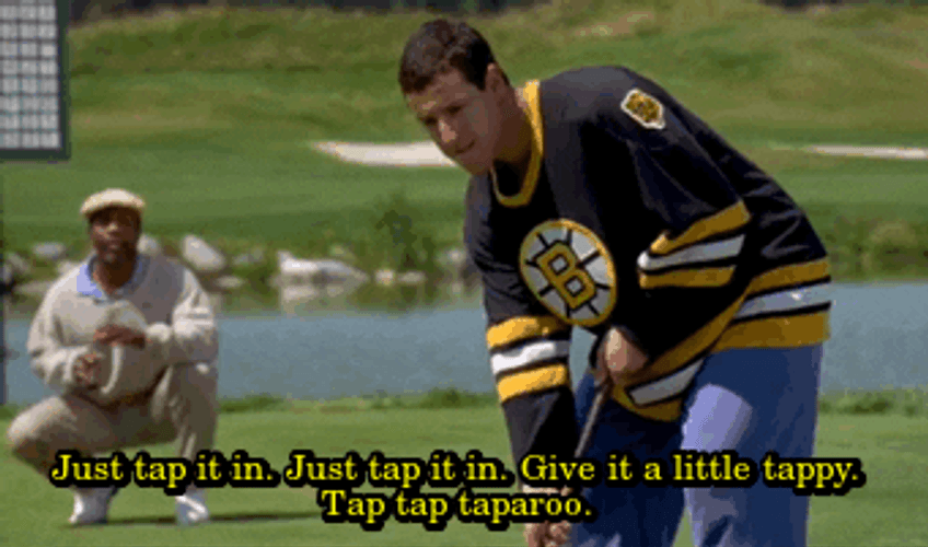 Happy Gilmore Just Tap It In GIF