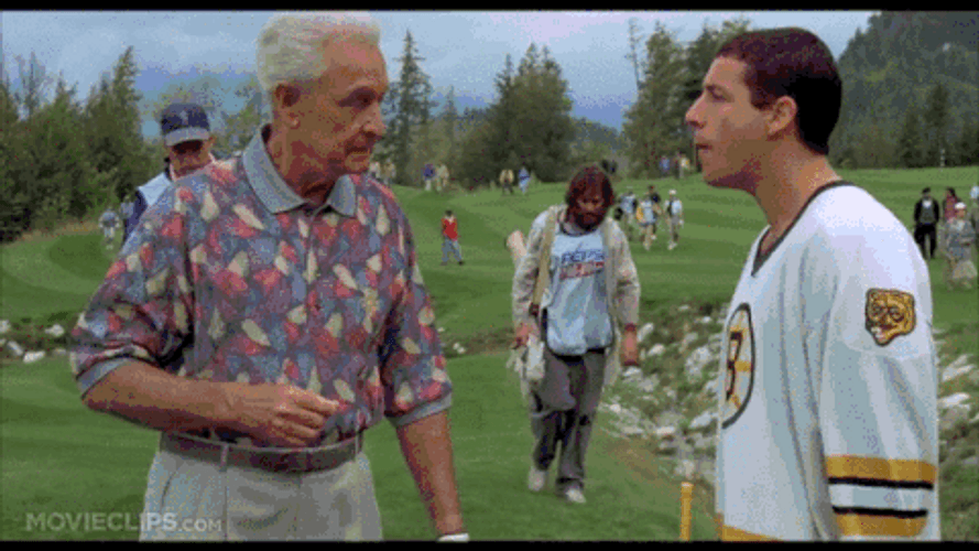 Happy Gilmore Punch Bob Barker GIF