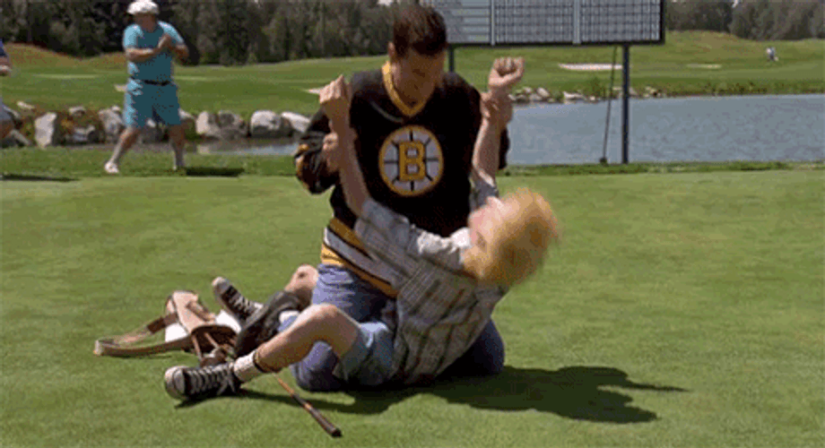 Happy Gilmore Will Zalatoris Shake GIF