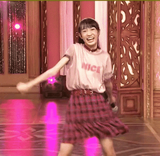 Happy Girl Floss Dance GIF