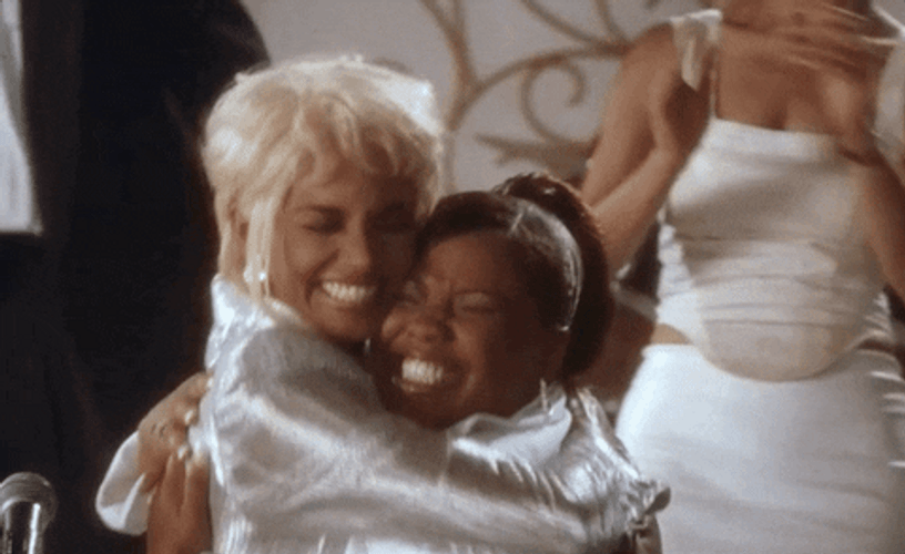 Happy Girlfriends Day Friends Hugging GIF