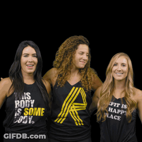 Happy Girlfriends Day Group Hug GIF