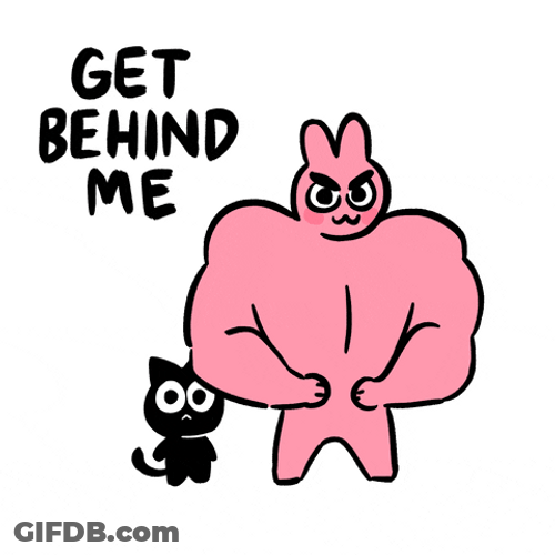 Happy Girlfriends Day Strong Protector GIF