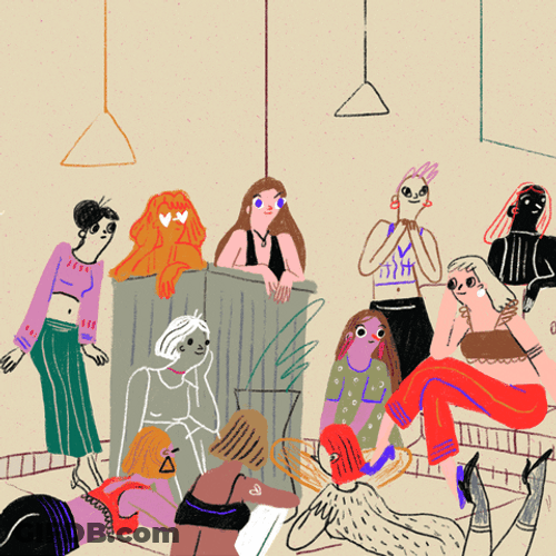 Happy Girlfriends Day Women Bonding GIF