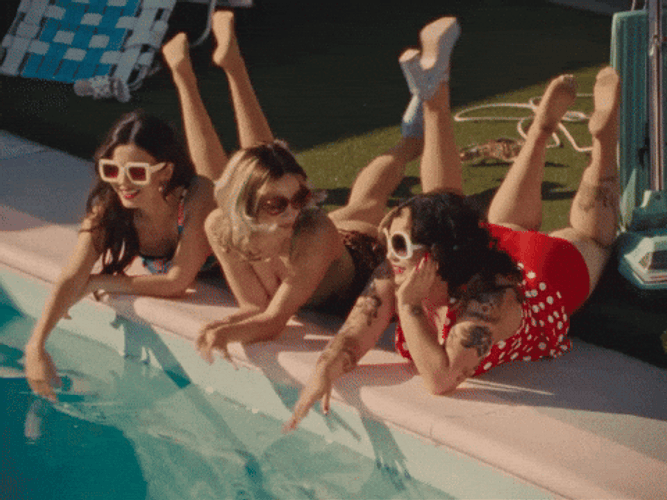 Happy Girlfriends Day Women Enjoying Vacation GIF