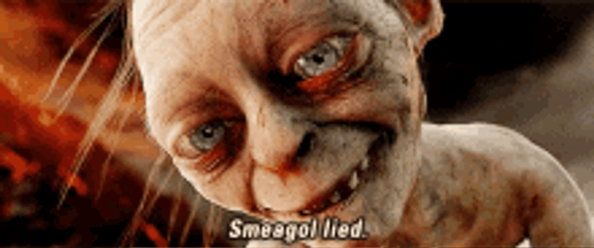 Happy Gollum Smeagol Lied GIF