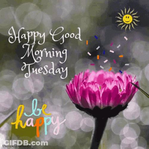 Happy Good Morning Be Happy Card GIF