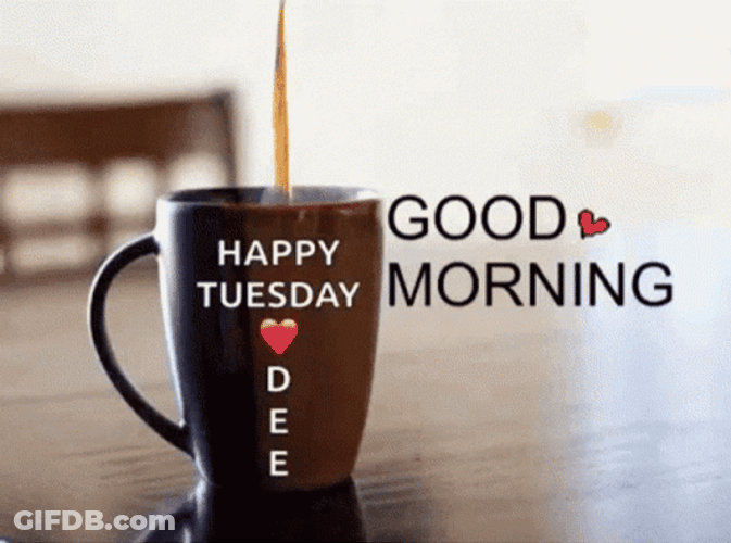 Happy Good Morning Coffee Cup GIF