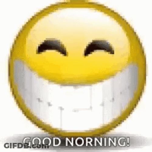 Happy Good Morning Emoji GIF
