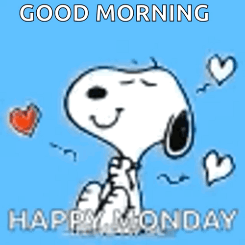 Happy Good Morning Happy Snoopy GIF