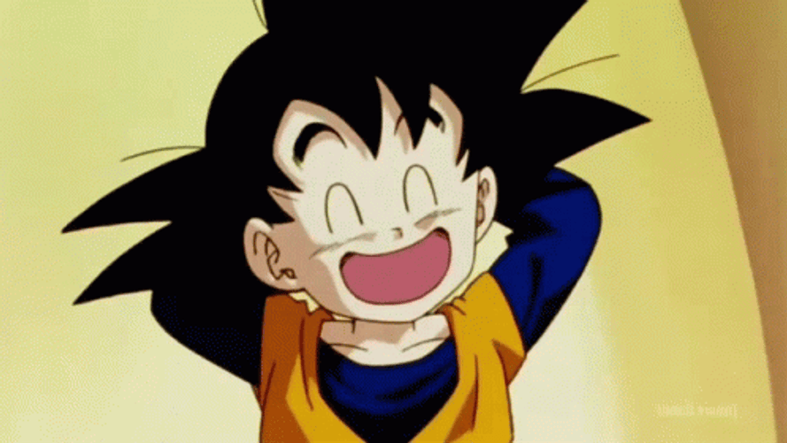 Happy Goten Laughing GIF