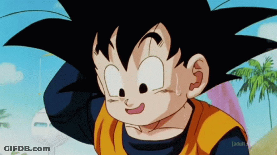 Happy Goten Walking GIF