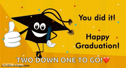 Happy Graduation Card You Did It GIF