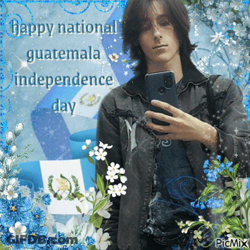 Happy Guatemala Independence Day Greeting Card GIF
