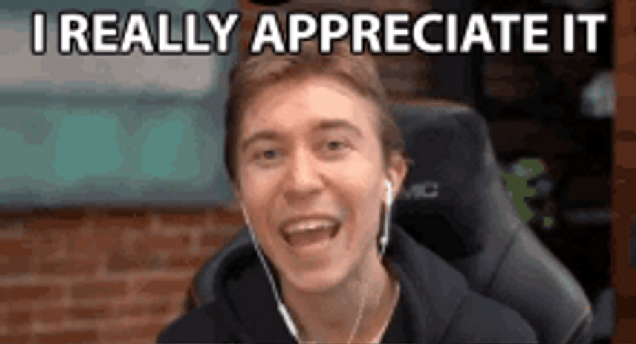 Happy Guy I Appreciate You GIF