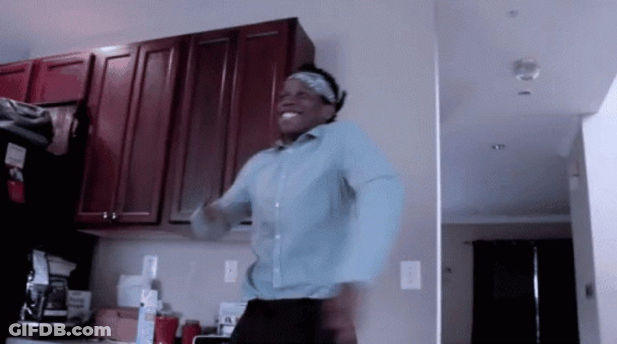 Happy Guy Love Milly Rock Dancing GIF