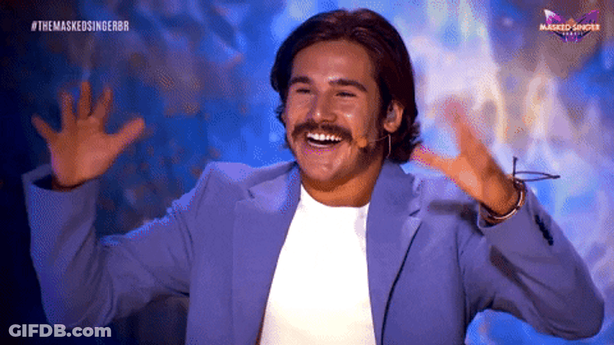 Happy Guy Wave Laugh Cry GIF
