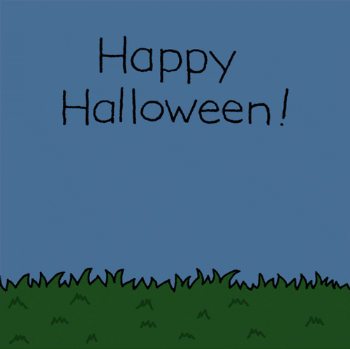 Happy Halloween Funny Dog Takes Arm From Skeleton GIF