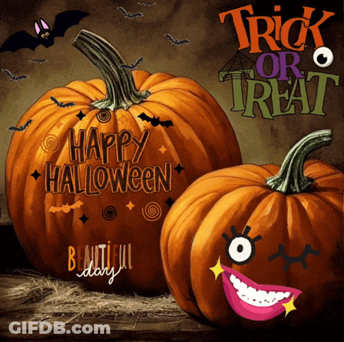 Happy Halloween Trick Or Treat GIF