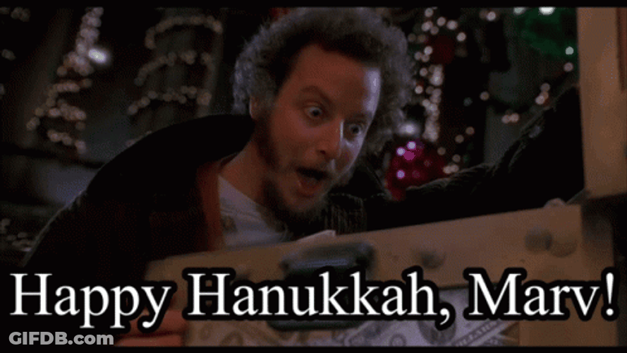 Happy Hanukkah Home Alone Christmas GIF
