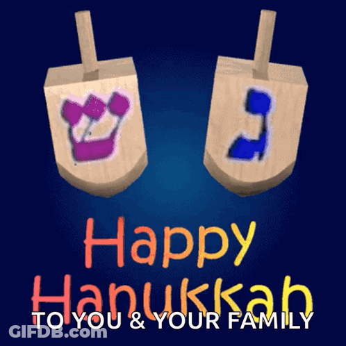 Happy Hanukkah To You And Your Family GIF