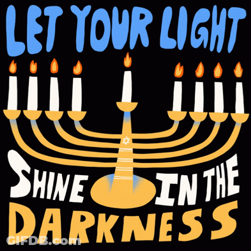 Happy Hanukkah Warm Wishes Greeting GIF
