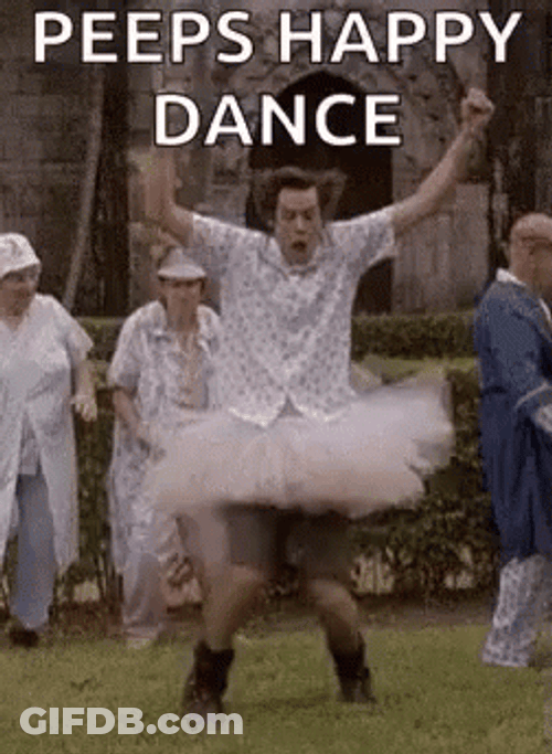 Happy Happy Joy Joy Peeps Dancing GIF