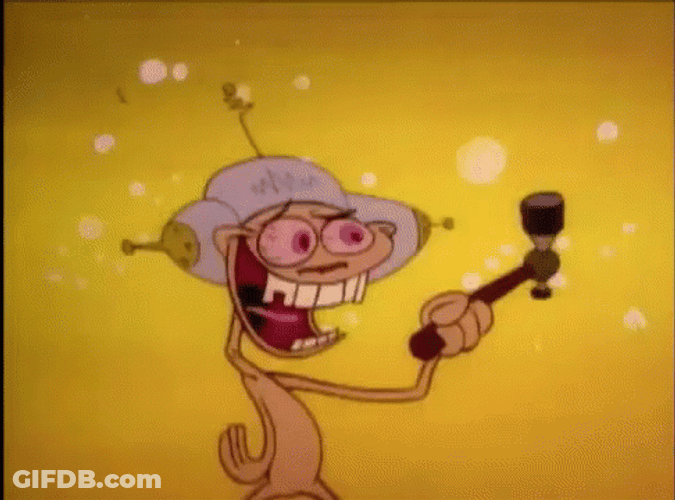Happy Happy Joy Joy Ren Hoek GIF