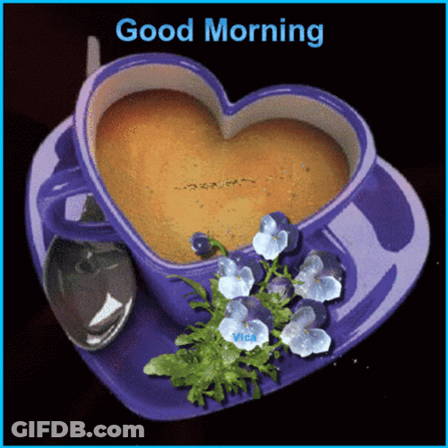Happy Heart Morning Coffee GIF