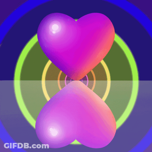 Happy Heart Tunnel GIF
