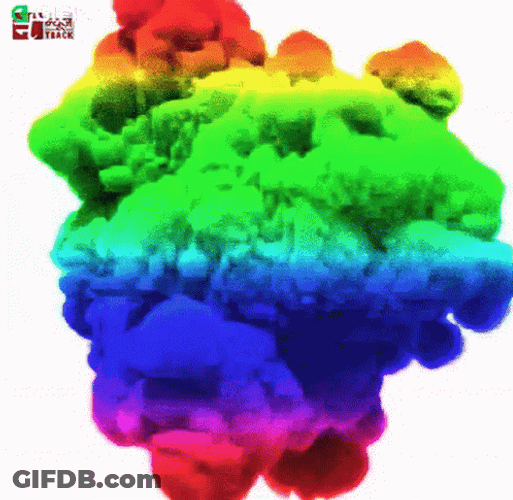 Happy Holi Exploding Colors GIF