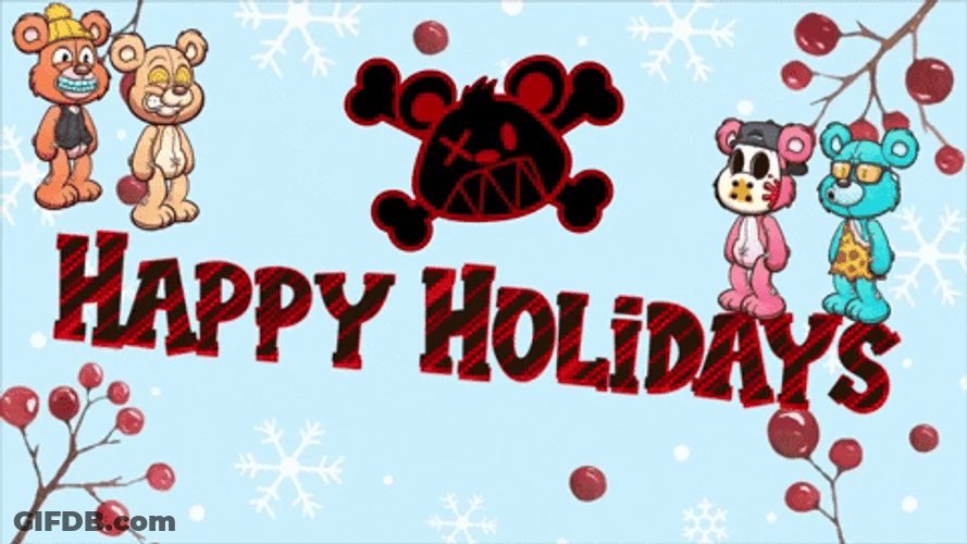 Happy Holiday With The Bears GIF