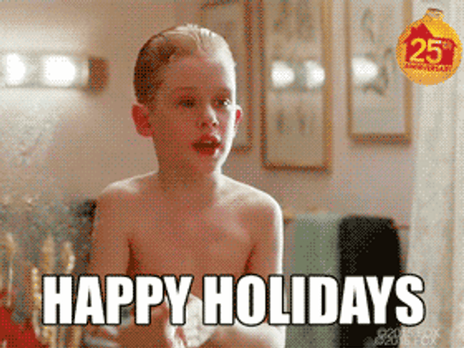 Happy Holidays Home Alone GIF