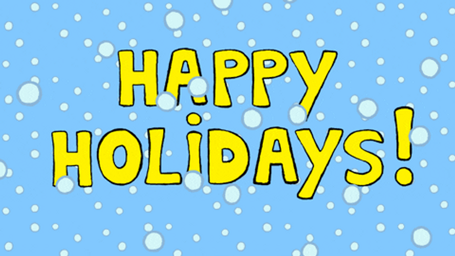 Happy Holidays Meme Reindeers Flying GIF