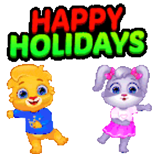 Happy Holidays Seasons Greetings Sticker GIF