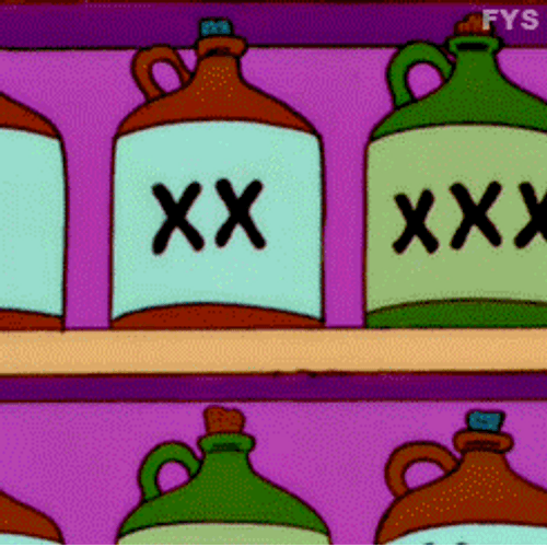Happy Hour Bart Simpsons GIF