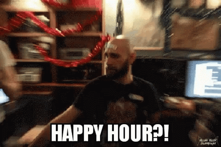 Happy Hour Confused Guy GIF